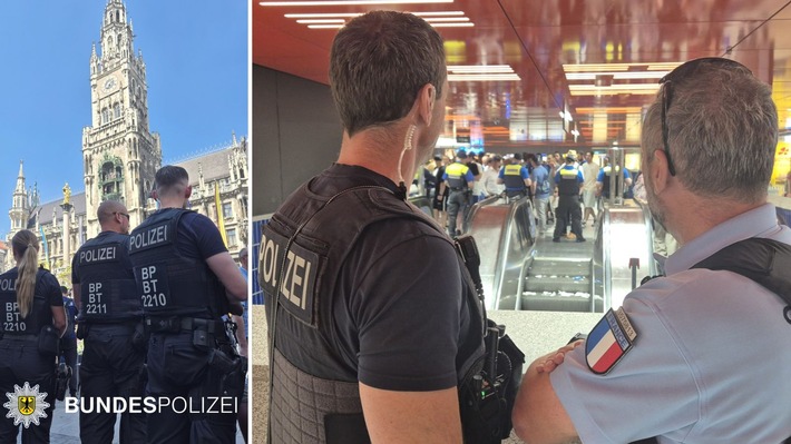 Bundespolizeidirektion München: Bundespolizei mit dem Einsatzverlauf sehr zufrieden Mehr als 200 Beamtinnen und Beamte im Einsatz - Kaum Probleme im Bahnbereich