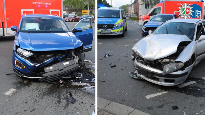 POL-OB: Zwei Totalschäden nach Frontalzusammenstoß