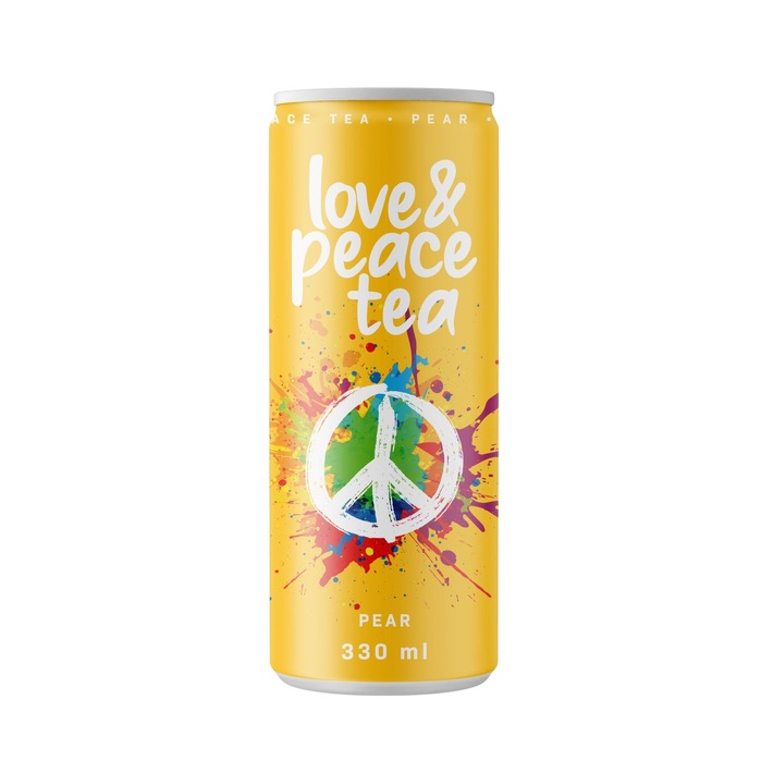 Spread the love! Neuer Eistee Love &amp; Peace Tea von Pop Beverage ab August im Vertrieb von Lekkerland