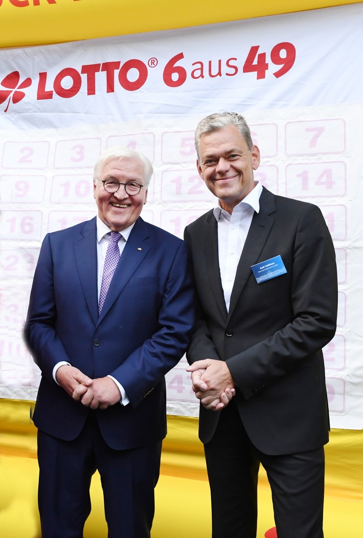 Im Glück verbunden: Bundespräsident besucht LOTTO in Deutschland beim Bürgerfest