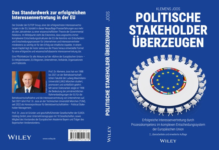 Neuauflage des Standardwerks &quot;Politische Stakeholder überzeugen&quot; auf Platz 1 der Media Control Buch-Charts