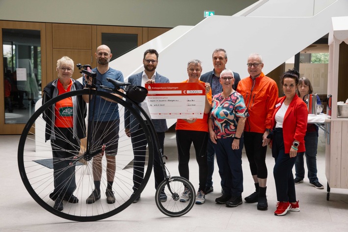WALA empfängt „Tour de Kreisle“ und spendet 3.000 Euro