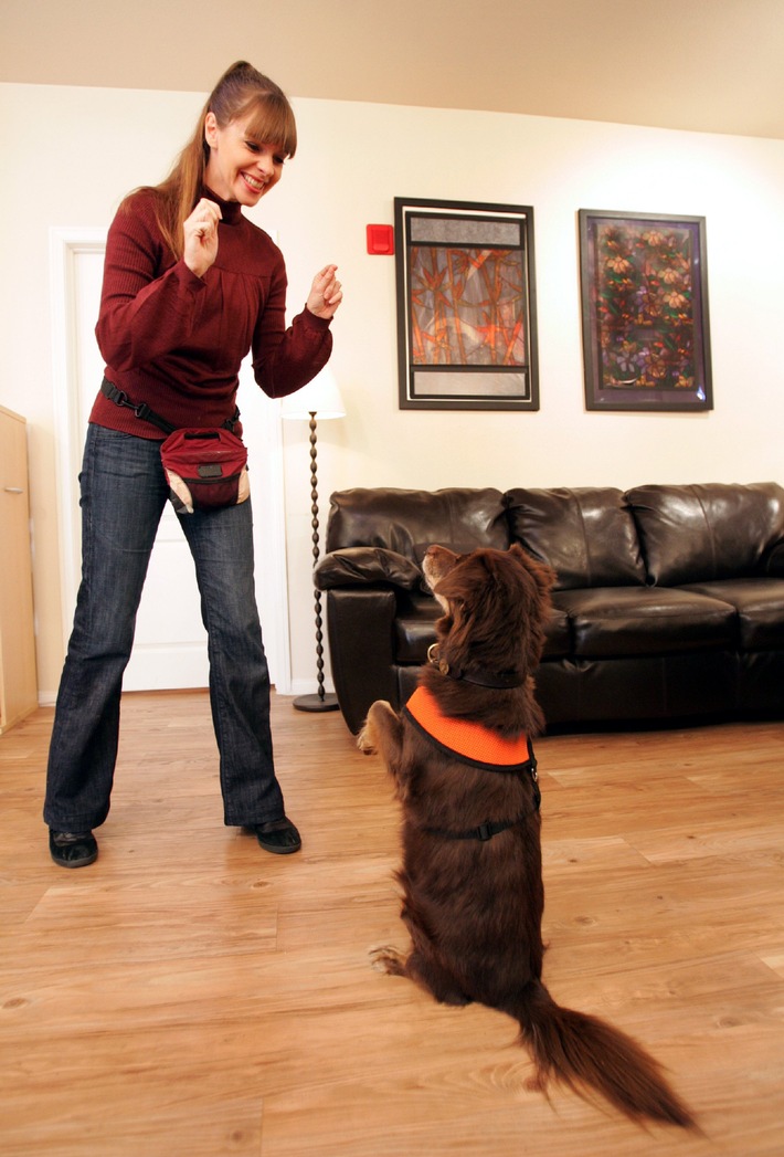 Hundetrainerin Victoria Stilwell coacht in &quot;Der Hund oder ich!&quot; ab Donnerstag, den 27. Dezember 2012, auf sixx (BILD)