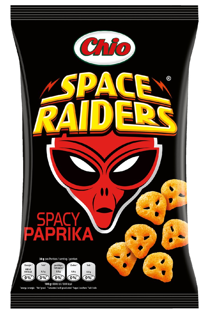 Knuspriger Snackgenuss vom anderen Stern: Chio Space Raiders