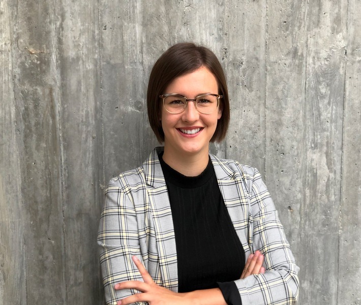 Seit dem 1. März 2021 ist Anna Deißenberger (24) Marketing Managerin bei news aktuell. / Weiterer Text über ots und www.presseportal.de/nr/6344 / Die Verwendung dieses Bildes ist für redaktionelle Zwecke unter Beachtung ggf. genannter Nutzungsbedingungen honorarfrei. Veröffentlichung bitte mit Bildrechte-Hinweis.