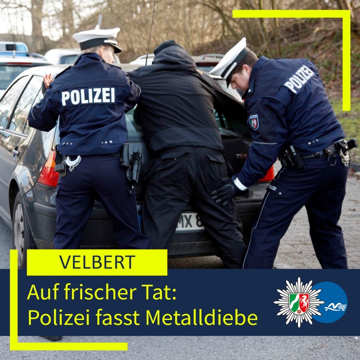 POL-ME: Auf frischer Tat: Polizei fasst Metalldiebe - 2602080
