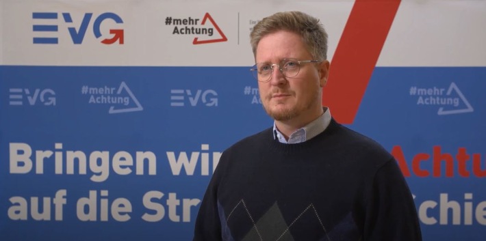 EVG Brandenburg: Landesvorsitzender Sebastian Rüter fordert #mehrAchtung