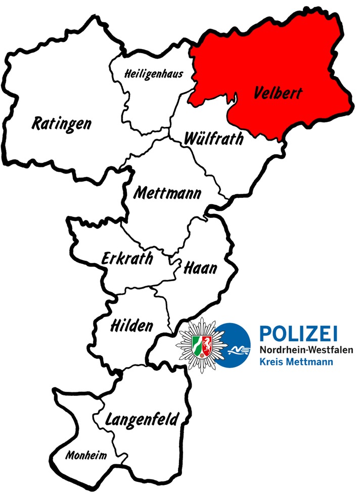 POL-ME: Pedelec-Fahrerin bei Alleinunfall schwer verletzt - Velbert - 2005142