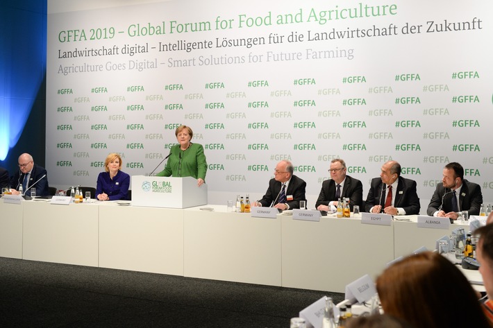 Grüne Woche 2019: 11. Global Forum for Food and Agriculture: Intelligente Lösungen für eine nachhaltige Landwirtschaft