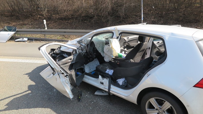 POL-WE: Folgemeldung zu Verkehrsunfall auf der A5 mit mehreren Beteiligten