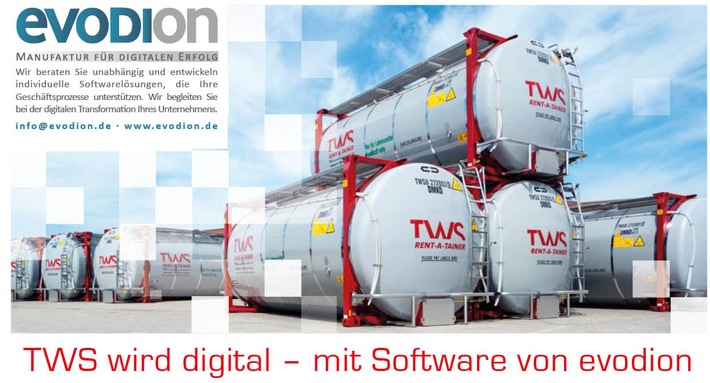 Tankcontainer-Leasing: Digital erfolgreich unterwegs mit evodion IT