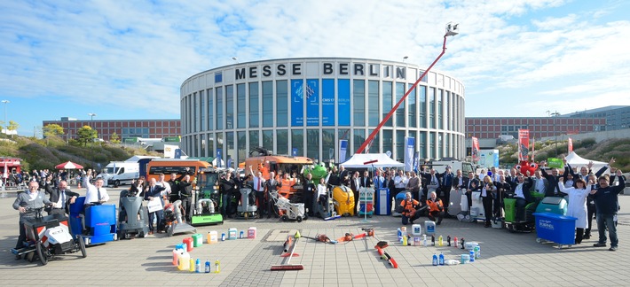 Zahlreiche Weltpremieren auf der CMS Berlin 2017: Globaler Reinigungsgipfel startet mit Parade der Reinigungsprodukte