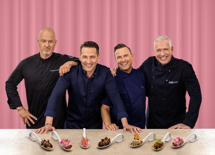 Das Sahnehäubchen auf dem Löffel: Die neue Koch-Show &quot;The sweet Taste&quot; startet am Mittwoch, 22. Februar, in SAT.1