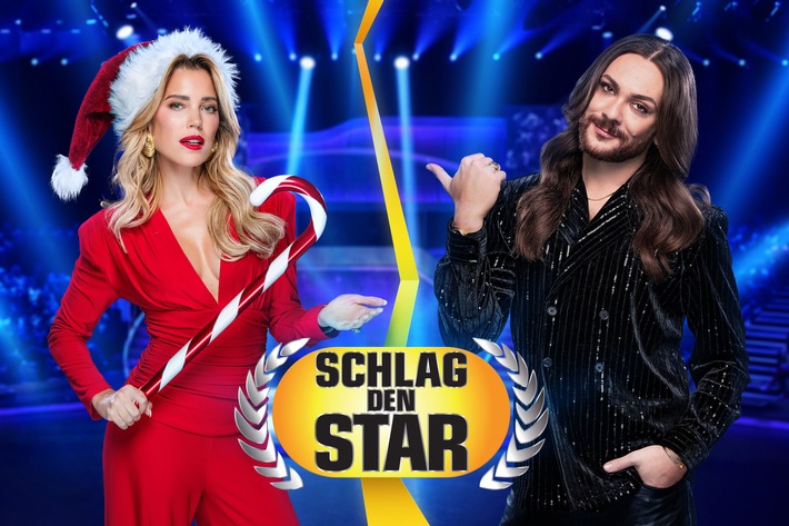 "Du glaubst wohl noch an den Weihnachtsmann, Riccardo?" Sylvie Meis will am Samstag bei "Schlag den Star" Riccardo Simonetti besiegen
