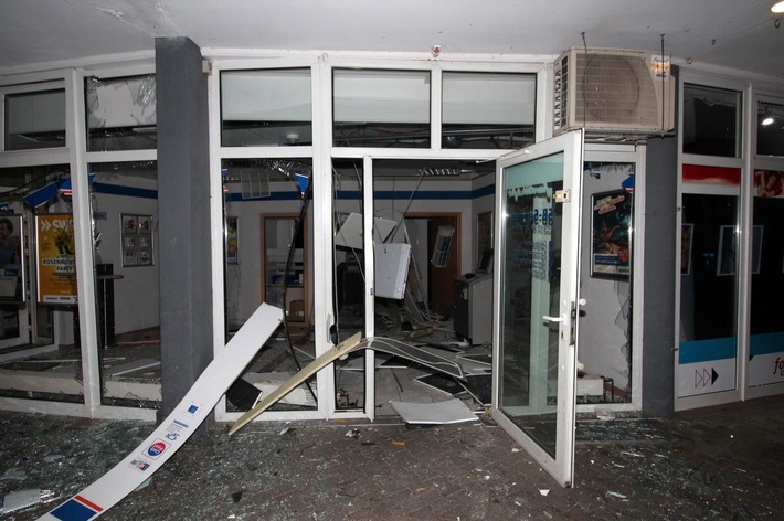 LKA-RP: Geldautomat in Montabaur gesprengt - Zeugenaufruf