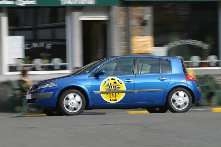 Renault gewinnt höchste europäische Auszeichnung / Neuer Mégane ist "Car of the Year 2003"