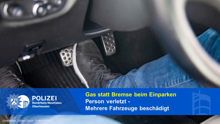 POL-OB: Gas statt Bremse beim Einparken