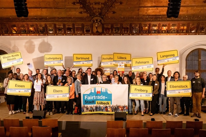 Langeoog, Ludwigsburg und Lübeck sind „Hauptstädte des Fairen Handels“