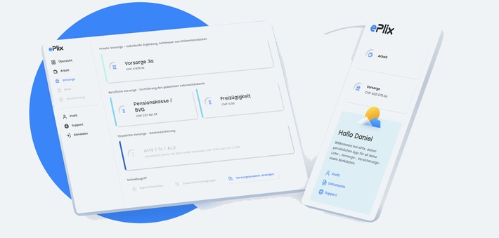 Première application web pour la prévoyance professionnelle et privée avec le meilleur taux d&#039;intérêt