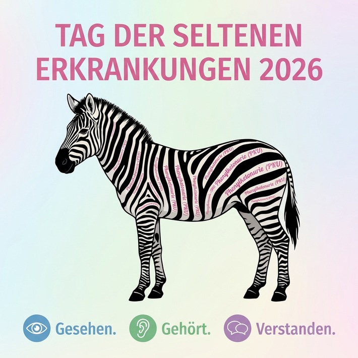 Tag der seltenen Erkrankungen 2026 / Gesehen werden - gehört werden - verstanden werden