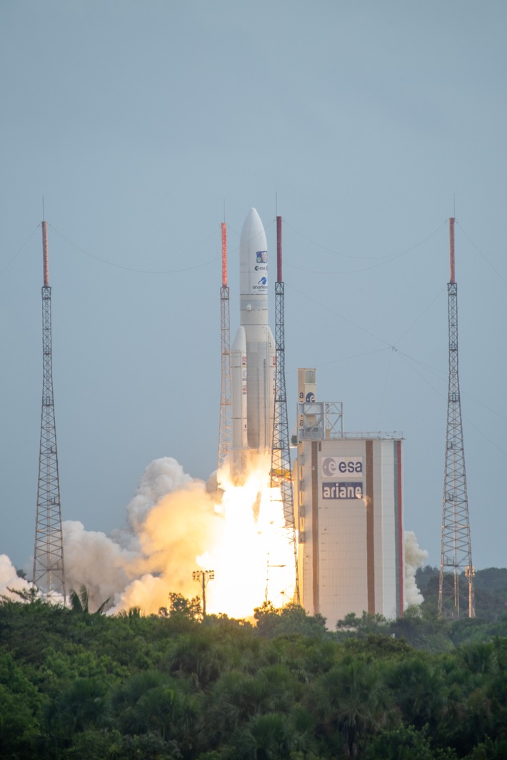 Raumsonde JUICE macht sich mit Technologie aus dem OHB-Konzern auf den Weg zum Jupiter / OHB-Tochterunternehmen Antwerp Space liefert Kommunikationssubsystem für Sonde