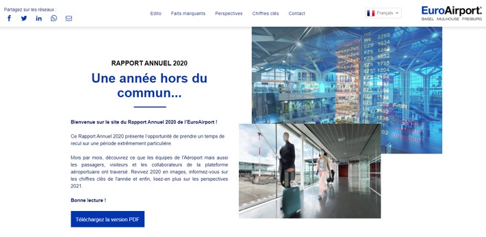EuroAirport : publication du Rapport Annuel 2020