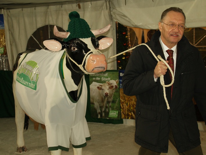 Gerd Sonnleitner holt die Kuh vom Eis (mit Bild)