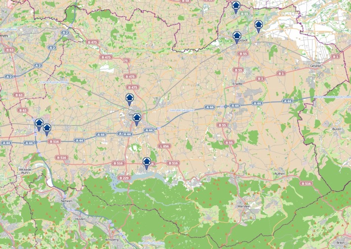 POL-SO: Kreis Soest - Wohnungseinbruchradar