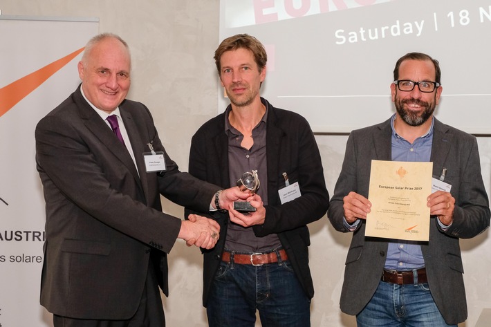 Auszeichnung mit Strahlkraft: Green City Energy AG erhält Europäischen Solarpreis 2017 von EUROSOLAR