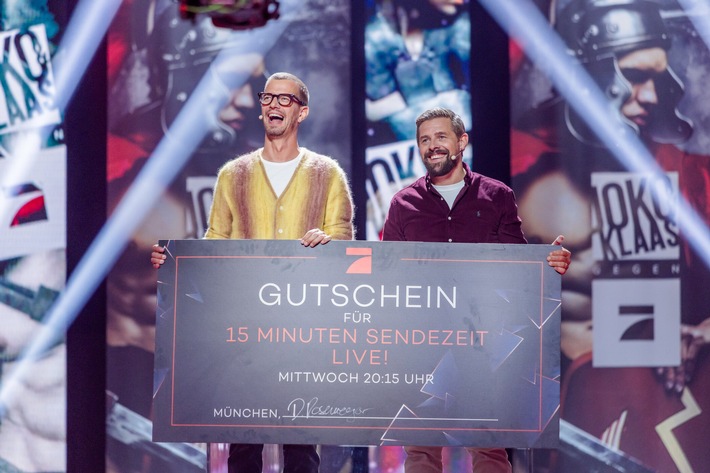 Starker Start: "Joko & Klaas gegen ProSieben" dominiert mit 15,5 Prozent Marktanteil die Prime Time