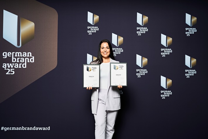 ONESTY gewinnt zwei German Brand Awards 2025
