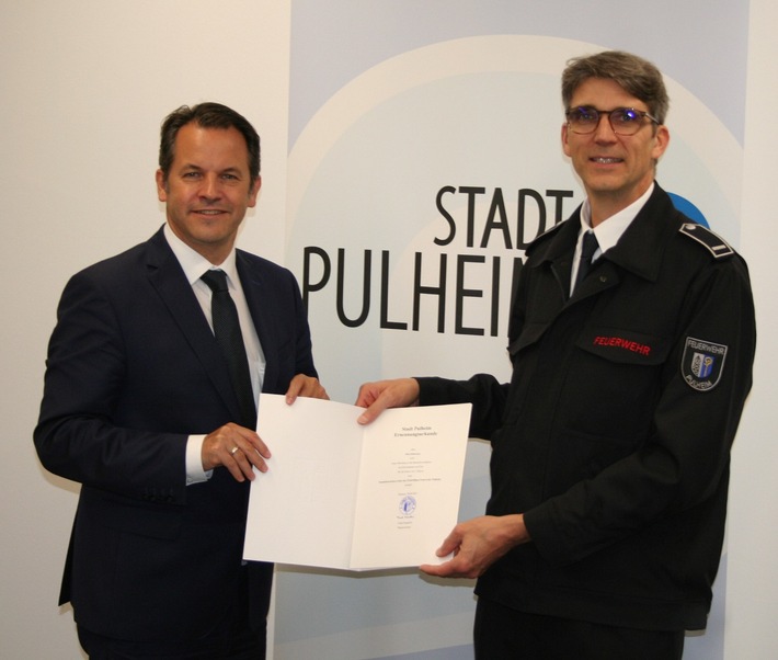 FW Pulheim: Neuer Leiter der Feuerwehr Pulheim ernannt