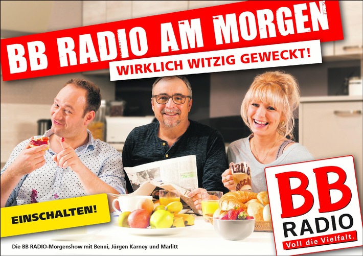Comeback von Ostdeutschlands bekanntester Radio-Personality / JÜRGEN KARNEY verstärkt BB RADIO-Morgenshow
