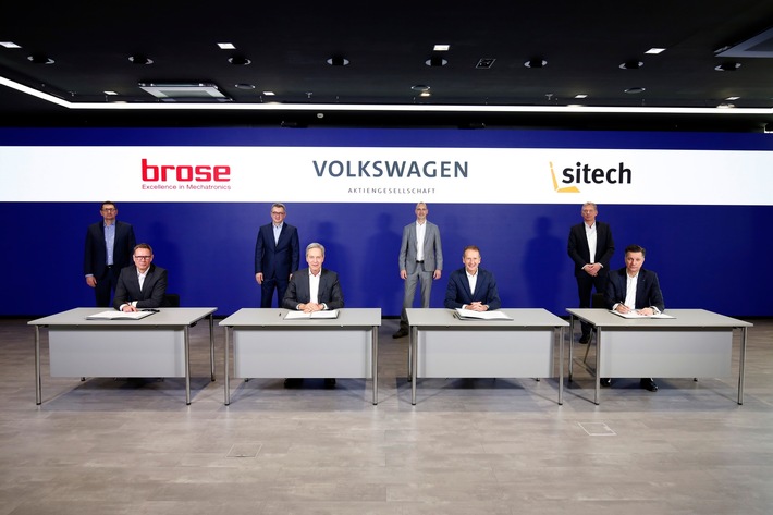 Press release: Brose and Volkswagen AG sign joint venture agreement