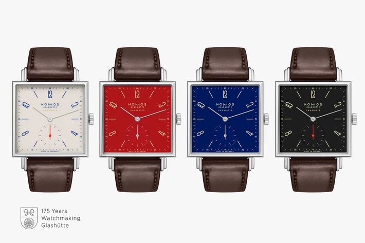 New limited watches: Tetra neomatik – 175 Years Watchmaking Glashütte