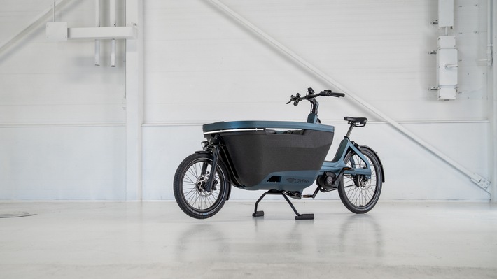 Lovens präsentiert die Limited Cargobike Edition in der Sonderfarbe Indigo