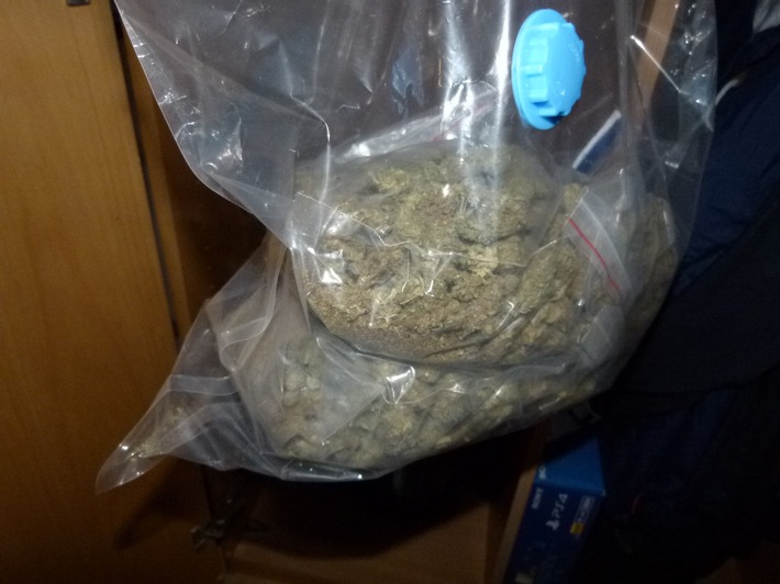 Sichergestelltes Marihuana