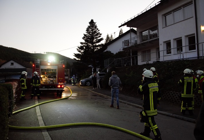 FW-OE: Brennender Durchlauferhitzer verursacht Feuerwehreinsatz