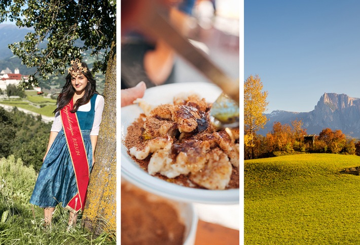 Die 5. Jahreszeit in Südtirol beginnt, wenn die Törggelekönigin den kulinarischen Herbst eröffnet