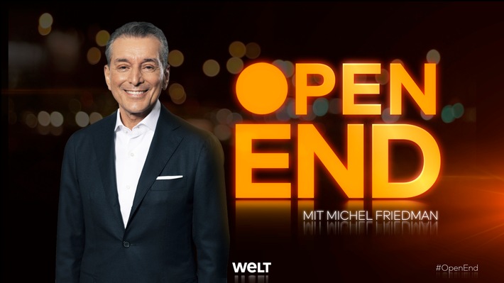 Michel Friedman talkt "Open End" - ab 17. April samstags 23 Uhr