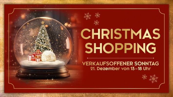 PM: Christmas Shopping-Sonntag im nahezu vollvermieteten ALEXA