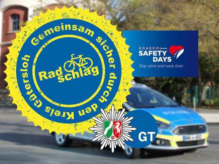 POL-GT: ROADPOL Safety Days trifft Aktion Radschlag