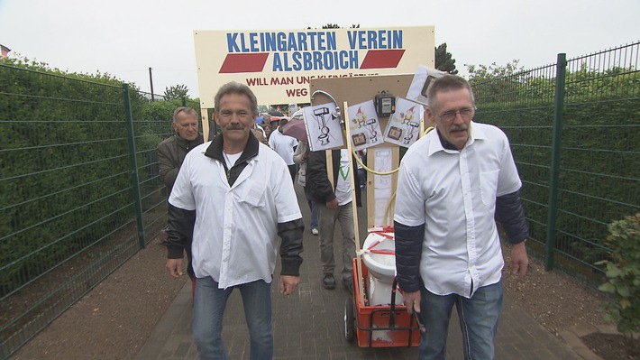 &quot;Zwischen Schreberglück und Spatenfrust&quot; /Zweiteilige ZDF.reportage über Laubenpieper in Mönchengladbach (FOTO)