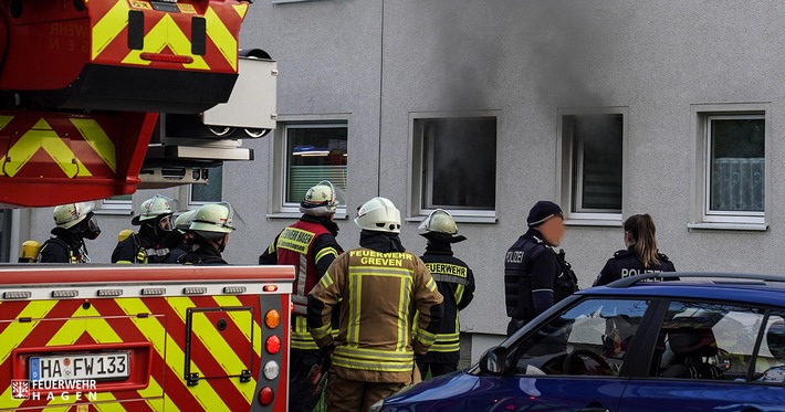 FW Hagen: Zimmerbrand, Stadtteil Emst