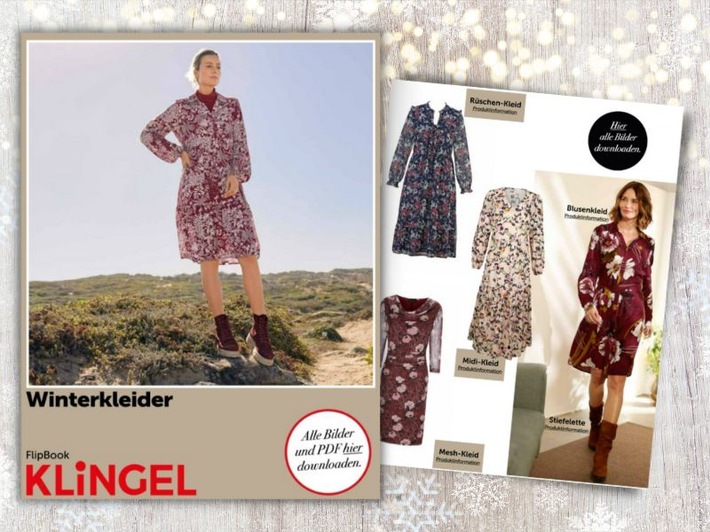 Warm und feminin: Winterkleider von KLiNGEL