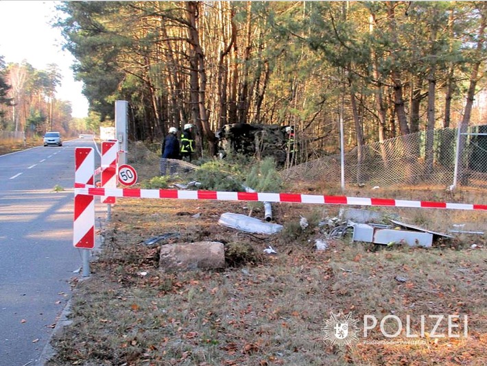 POL-PPWP: Mit über 2 Promille Unfall gebaut