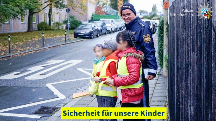 POL-MFR: (1035) Schulstart in Bayern - Das Polizeipräsidium Mittelfranken erinnert an die Gefahren des Schulwegs und kündigt Kontrollaktionen an
