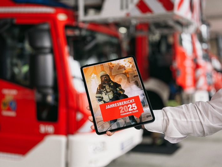 FW-E: Feuerwehr Essen stellt Jahresbericht 2025 vor - Einsatzzahlen weiter auf hohem Niveau