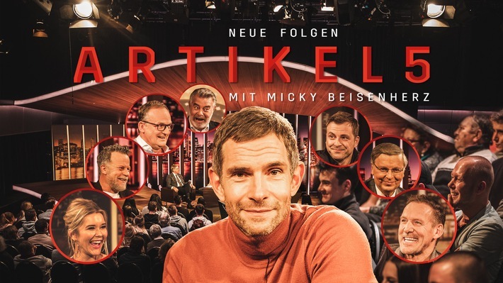 Auch in der 2. Staffel von "Artikel 5" ab heute, 27. Februar 2020, mit sechs neuen Folgen bei Magenta TV, nimmt Micky Beisenherz in bewährter Ausführlichkeit die großen Themen unserer Zeit ins Visier und führt die Menschen mit Hirn, Herz, Haltung und Humor durch das Dickicht relevanter Themen. Neu in Staffel 2: Micky Beisenherz talkt mit einem prominenten Gast aus Unterhaltung, Politik und Wissenschaft. Weiterer Text über ots und www.presseportal.de/nr/141843 / Die Verwendung dieses Bildes ist für redaktionelle Zwecke honorarfrei. Veröffentlichung bitte unter Quellenangabe: "obs/Lodge Of Levity GmbH/LoL/ O.Vonberg"