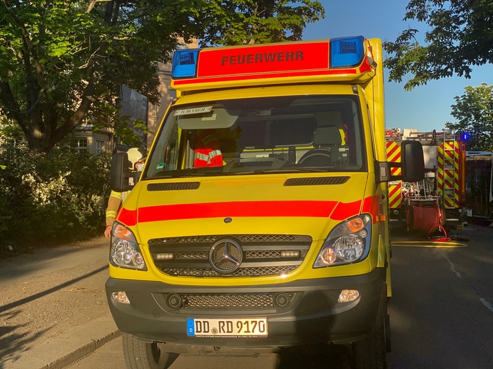 FW Dresden: Informationen zum Einsatzgeschehen der Feuerwehr Dresden vom 31. Mai 2021